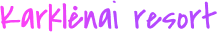 Karklėnai Resort logo